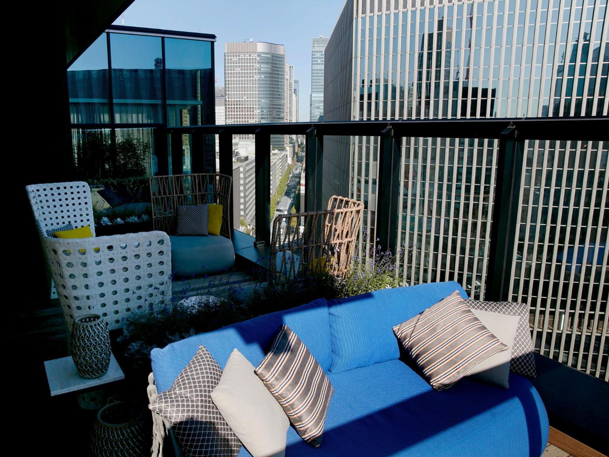 The Gate Hotel Tokyo By Hulic Tóquio Exterior foto A balcony in a condominium in Japan